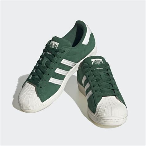 Adidas Superstar shoes green